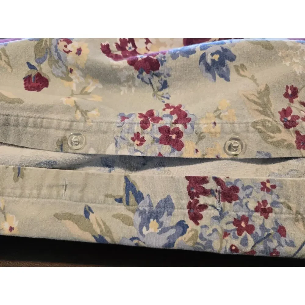 Vtg Eddie Bauer Full Duvet Floral Cottagecore